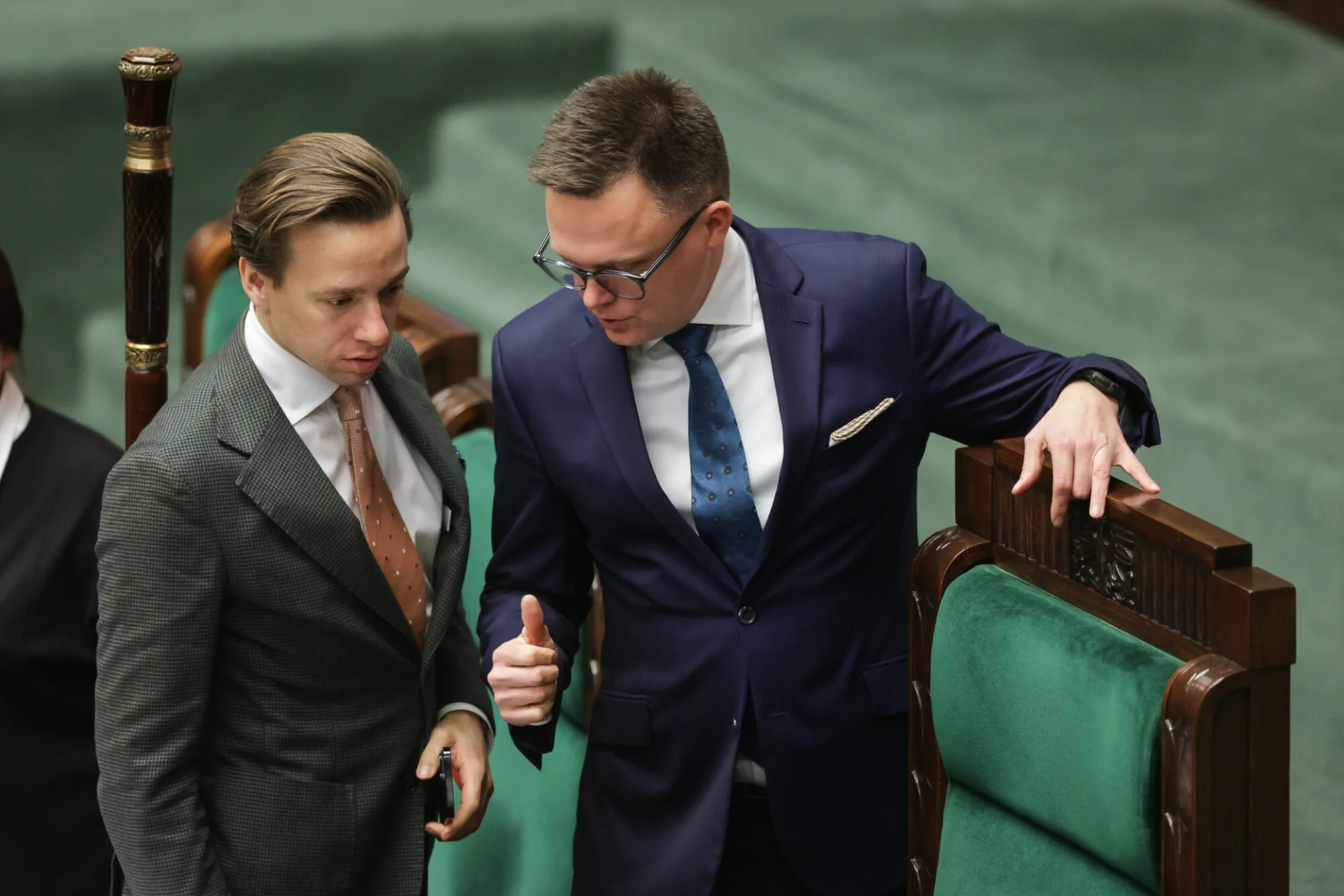 Krzysztof Bosak i Szymon Hołownia