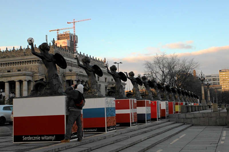 Syrenki stojące przed Pałacem Kultury i Nauki zostały przekazane Fundacji WOŚP
