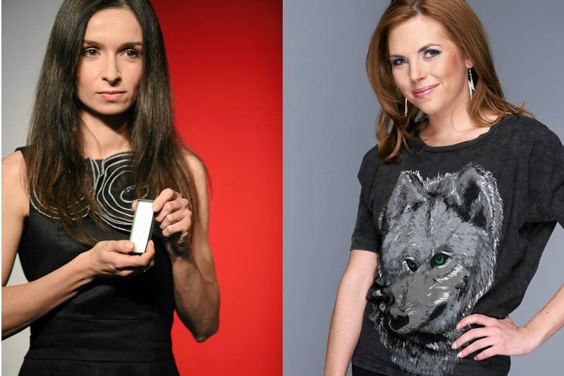 Marta Kaczyńska i Ola Kwaśniewska