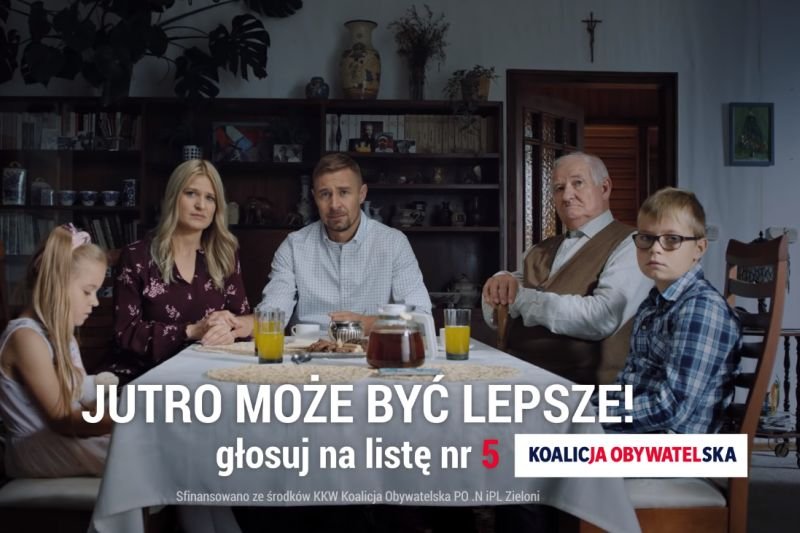 Prawica ze zdumieniem "odkryła", że w spotach wyborczych KO biorą udział aktorzy.