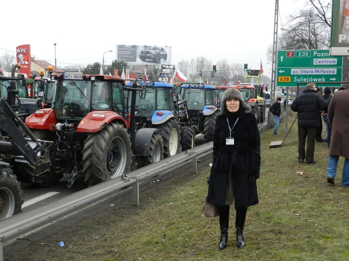 Balli Marzec na demonstracji rolników