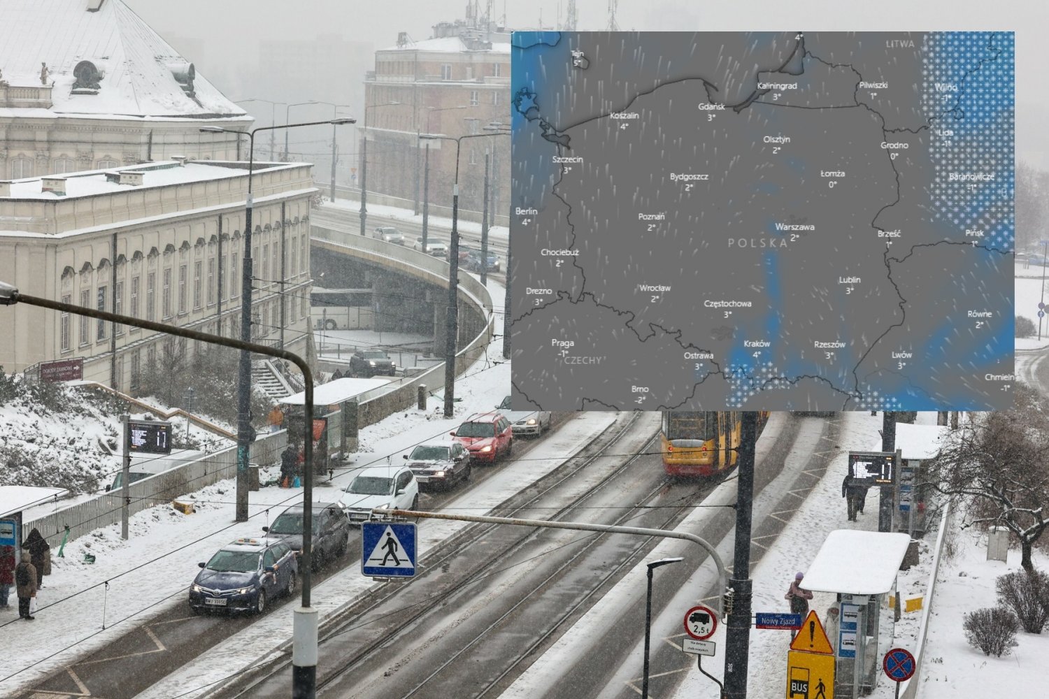 Powoli do Polski wraca zima, ale nie w całym kraju