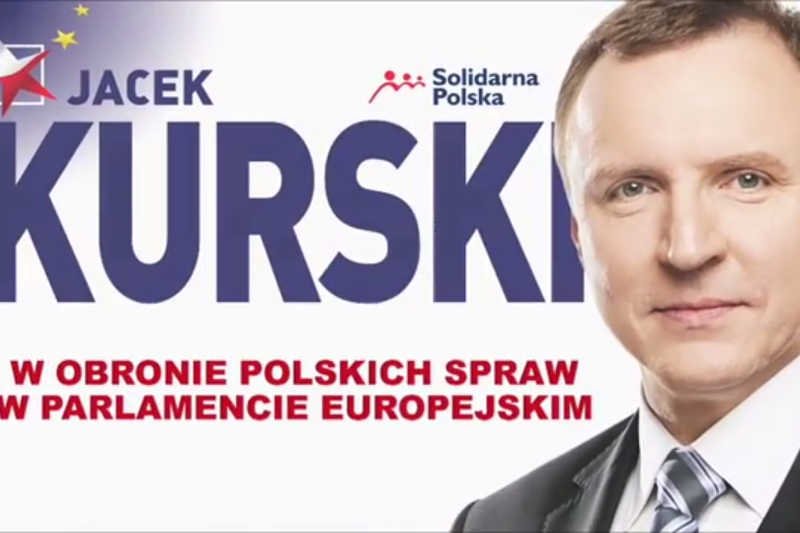Jacek Kurski sprawnie prowadzi swoją kampanię w Warszawie.