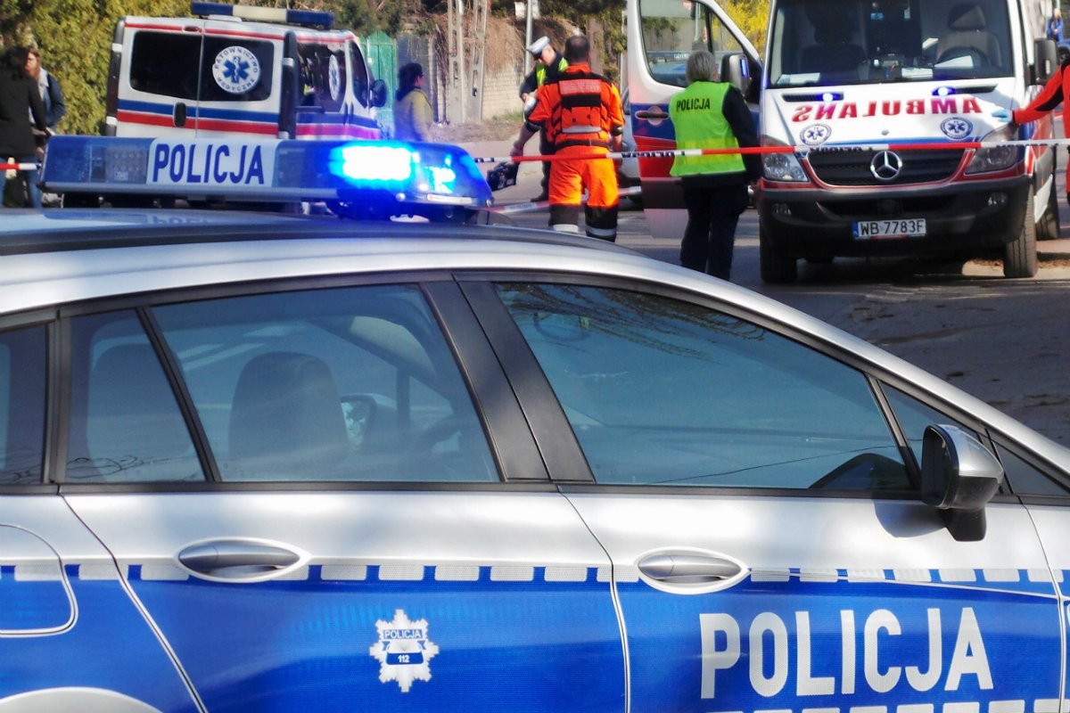 Kobieta podpaliła się w pobliżu pętli tramwajowej Poświętne we Wrocławiu.