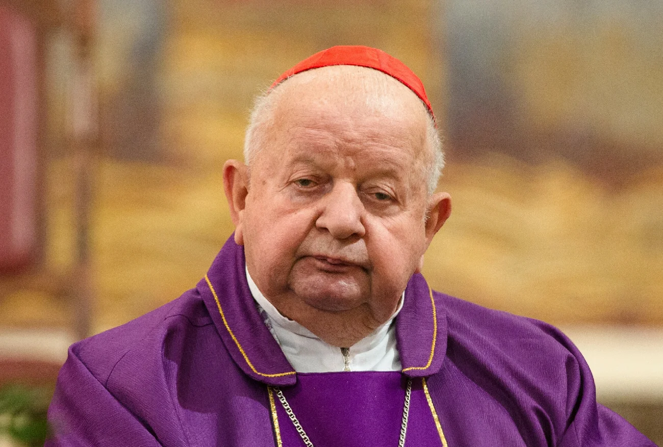 Licytacje WOŚP. Kardynał Stanisław Dziwisz z muchomorem na głowie