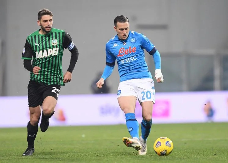 Piotr Zieliński strzelił w środę swojego szóstego gola w Serie A. Piotr Zieliński strzelił w środę swojego szóstego gola w Serie A