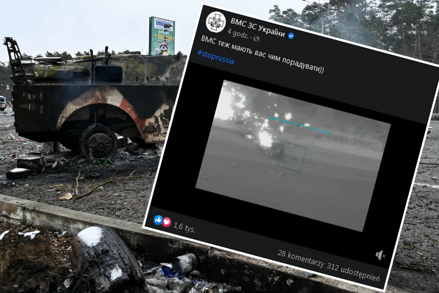 Marynarka Wojenna Sił Zbrojnych Ukrainy zamieściła nagranie pokazujące skuteczność tureckich dronów Bayraktar.