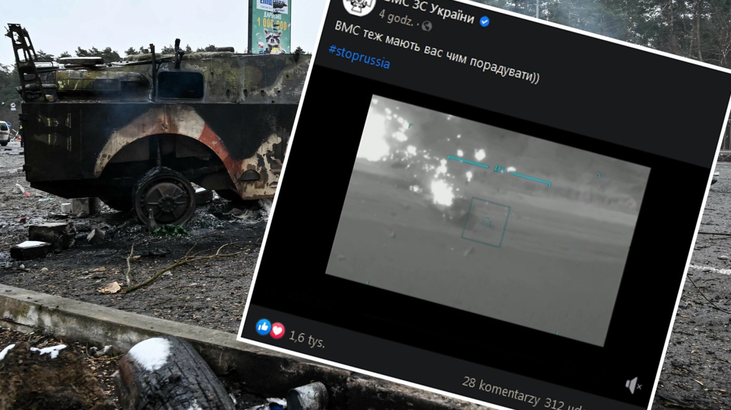 Marynarka Wojenna Sił Zbrojnych Ukrainy zamieściła nagranie pokazujące skuteczność tureckich dronów Bayraktar.