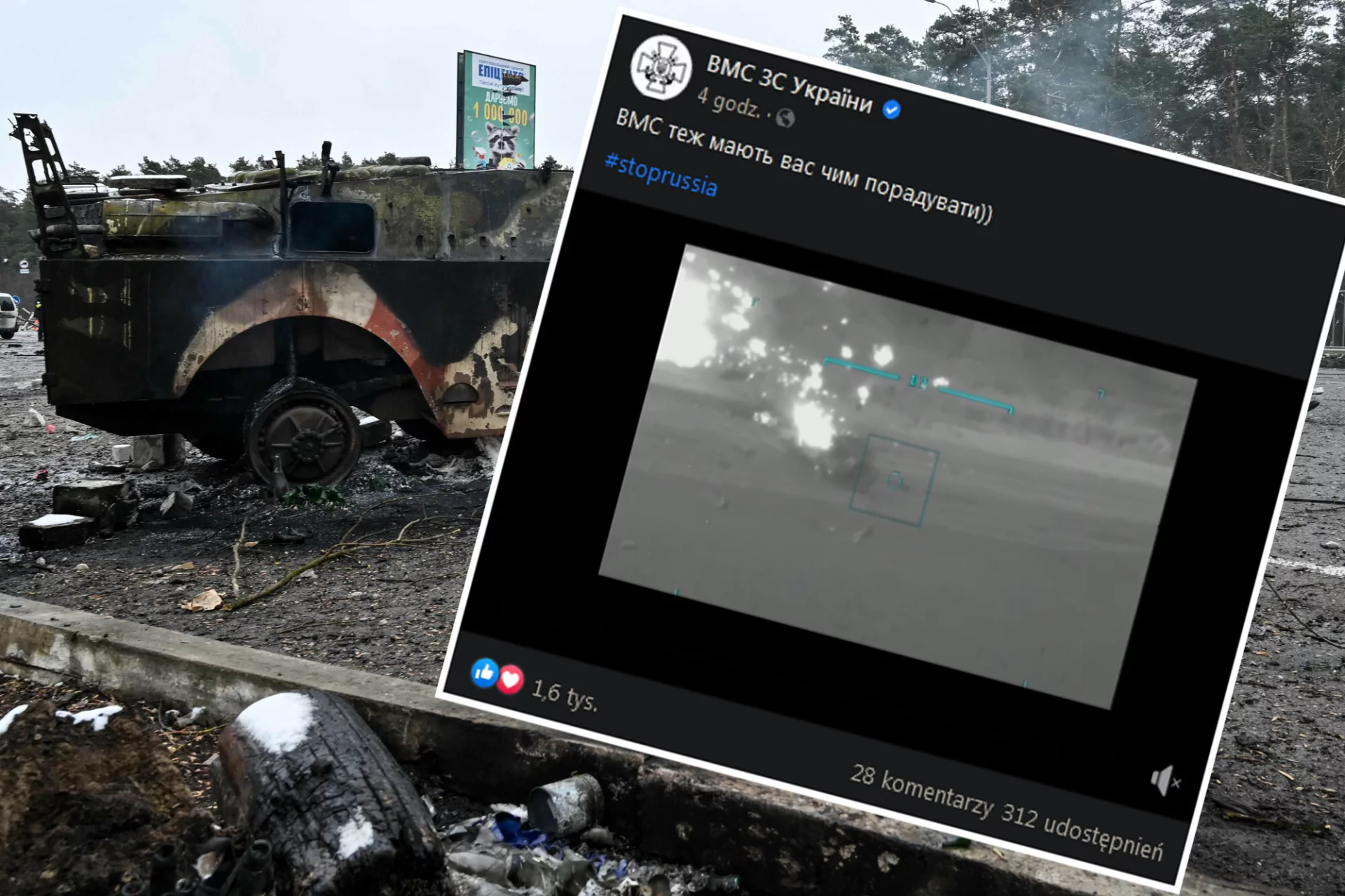 Marynarka Wojenna Sił Zbrojnych Ukrainy zamieściła nagranie pokazujące skuteczność tureckich dronów Bayraktar.