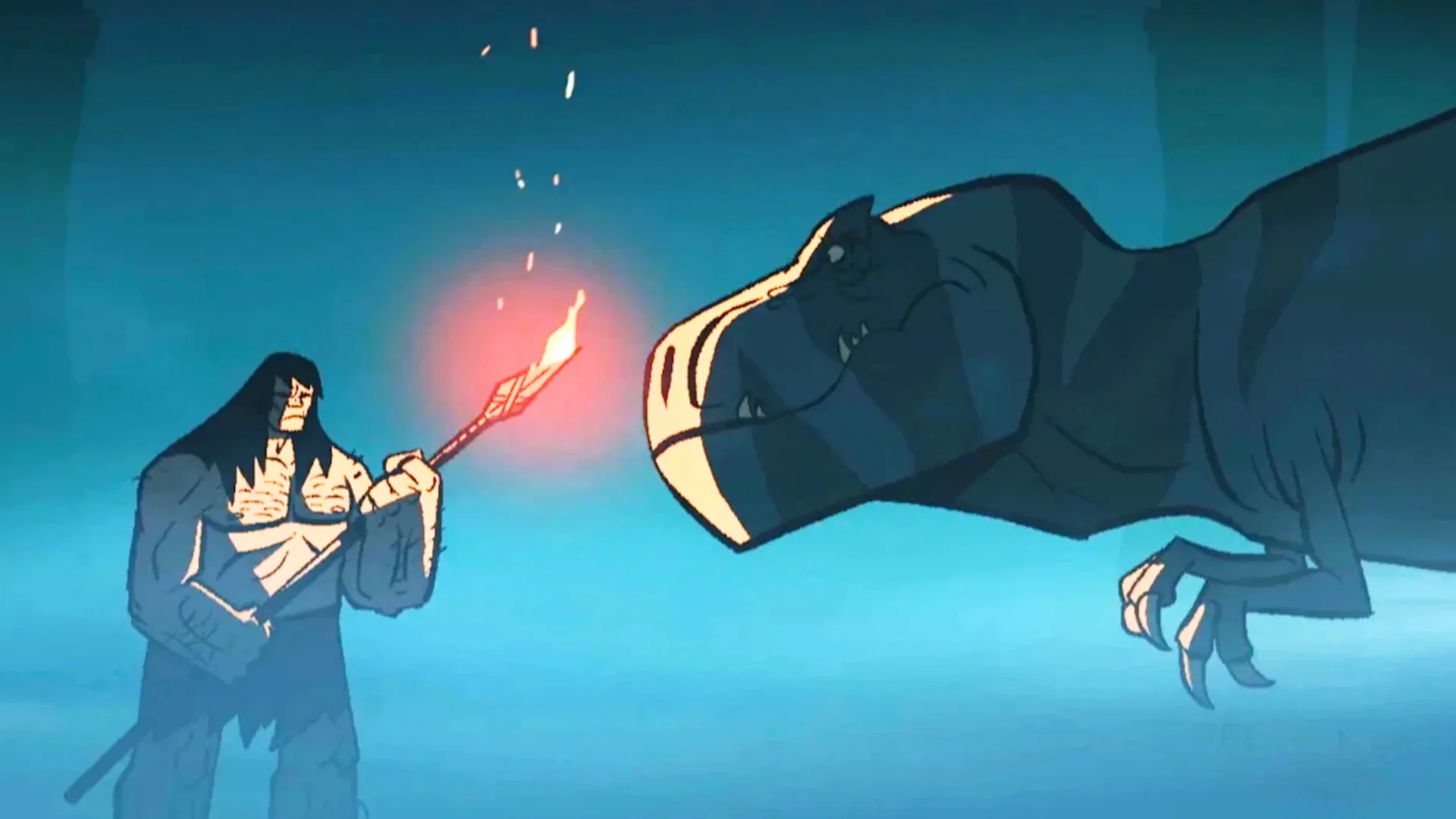 Kadr z serialu animowanego "Primal"