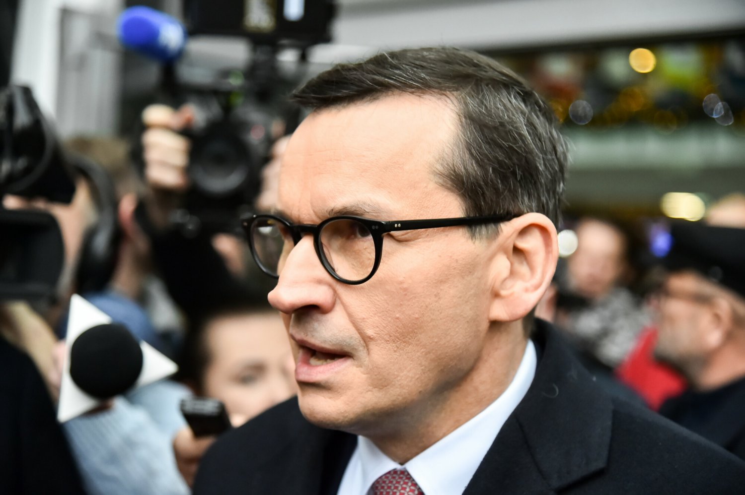 Morawiecki miał być gwiazdą wieczoru na spotkaniu PiS w Łodzi. Jednak show skradł mu Antoni Macierewicz.