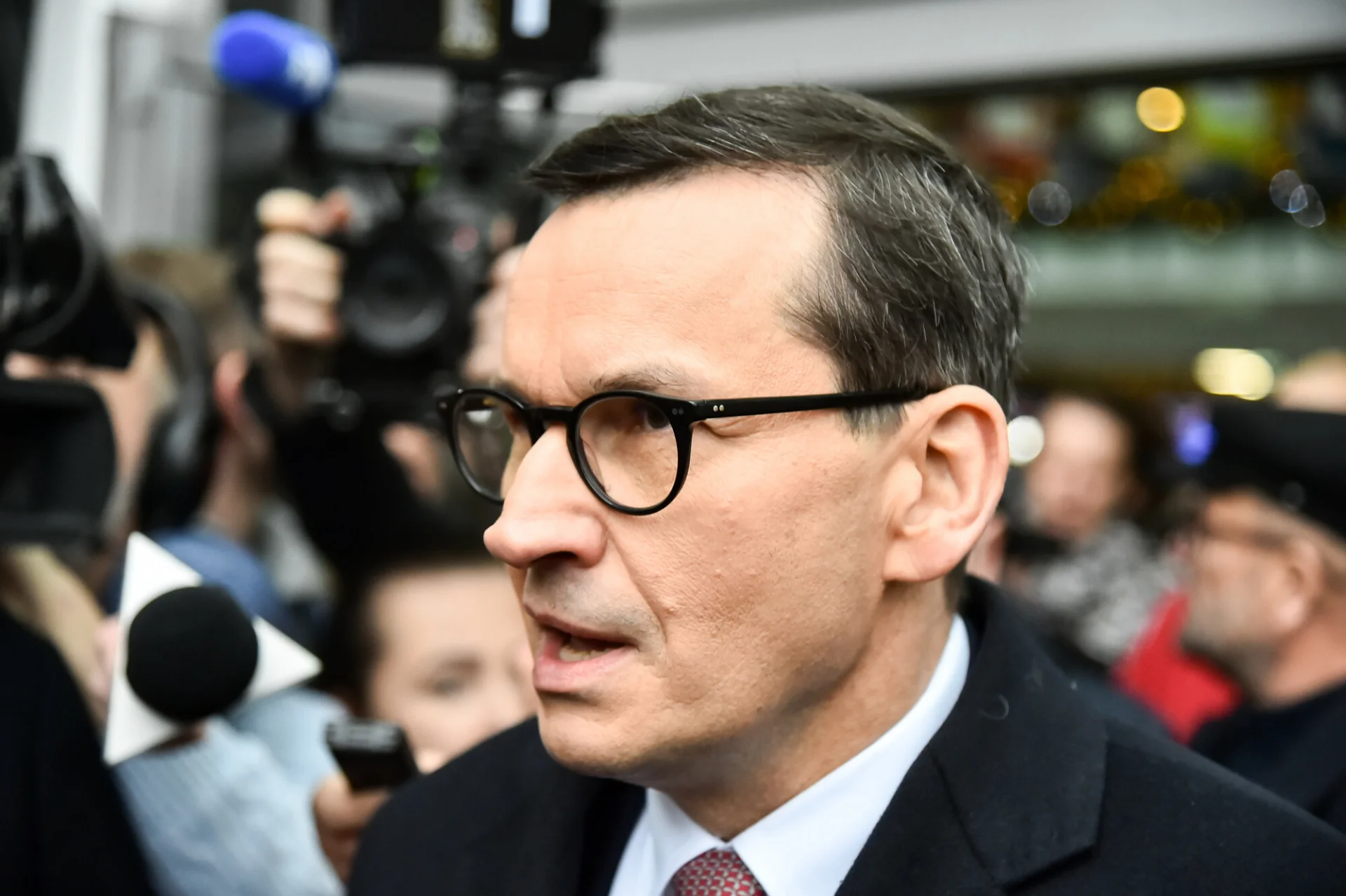 Morawiecki miał być gwiazdą wieczoru na spotkaniu PiS w Łodzi. Jednak show skradł mu Antoni Macierewicz.
