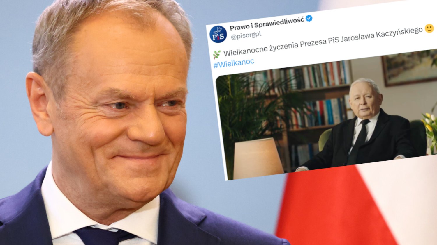 Jest riposta Tuska na świąteczne życzenia Kaczyńskiego. Wspomniał o... miłości.