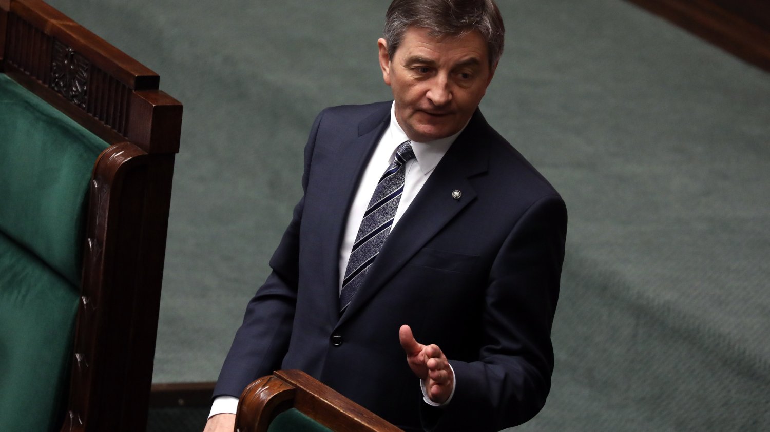 Marek Kuchciński nie był w aucie, którego kierowca spowodował kolizję.