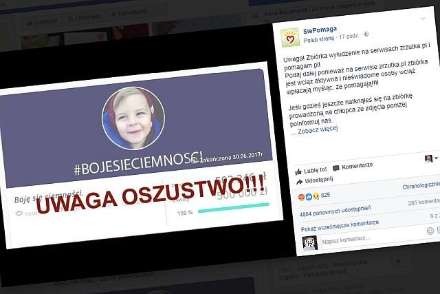 Do internetowej zbiórki na chorego Antosia włączyli się nawet celebryci. Ta okazała się jednak wielkim oszustwem.