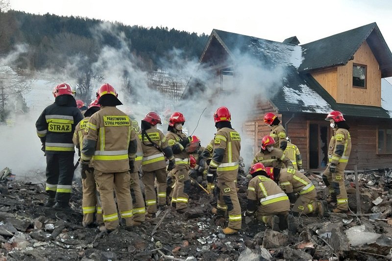 Do tej pory w gruzowisku po wybuchu w Szczyrku odnaleziono cała 8 osób.