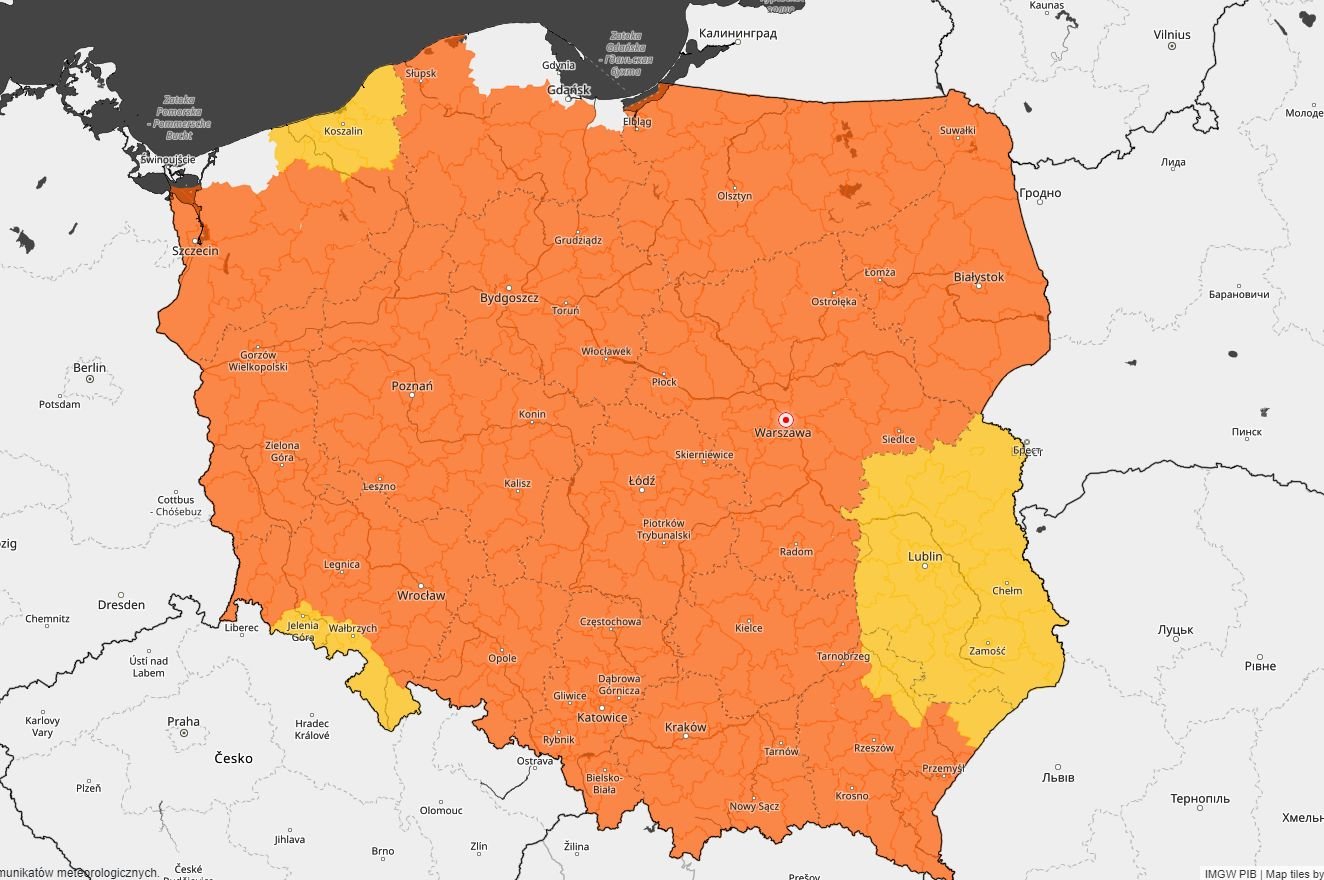 Środa pod znakiem upałów i burz