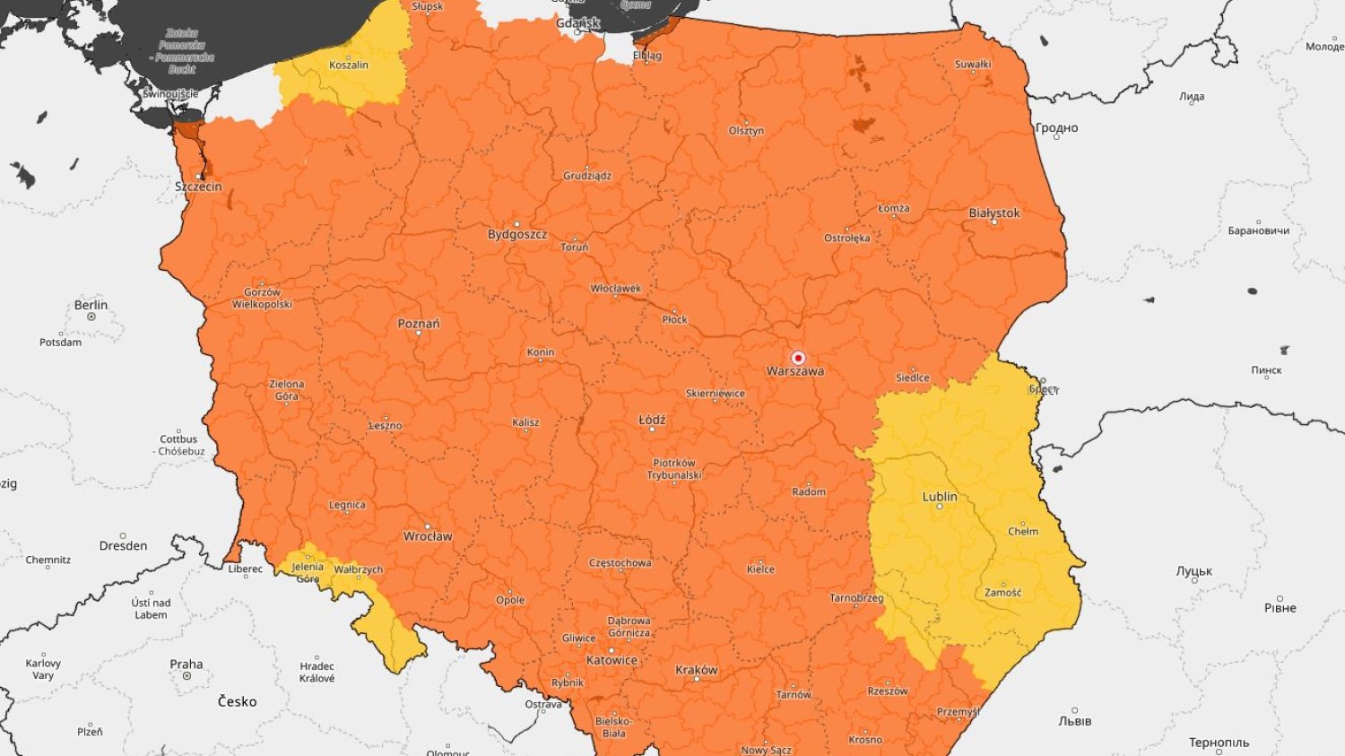 Środa pod znakiem upałów i burz