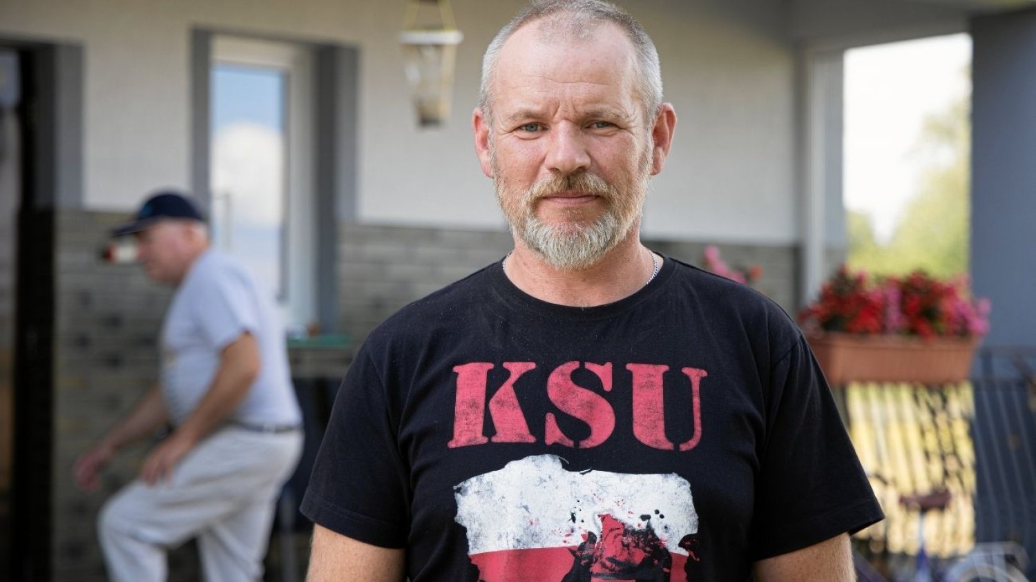 Krzysztof Trochimiak, to na jego pole spadł jeden z rosyjskich dronów. Krzysztof Trochimiak, to na jego pole spadł jeden z rosyjskich dronów.