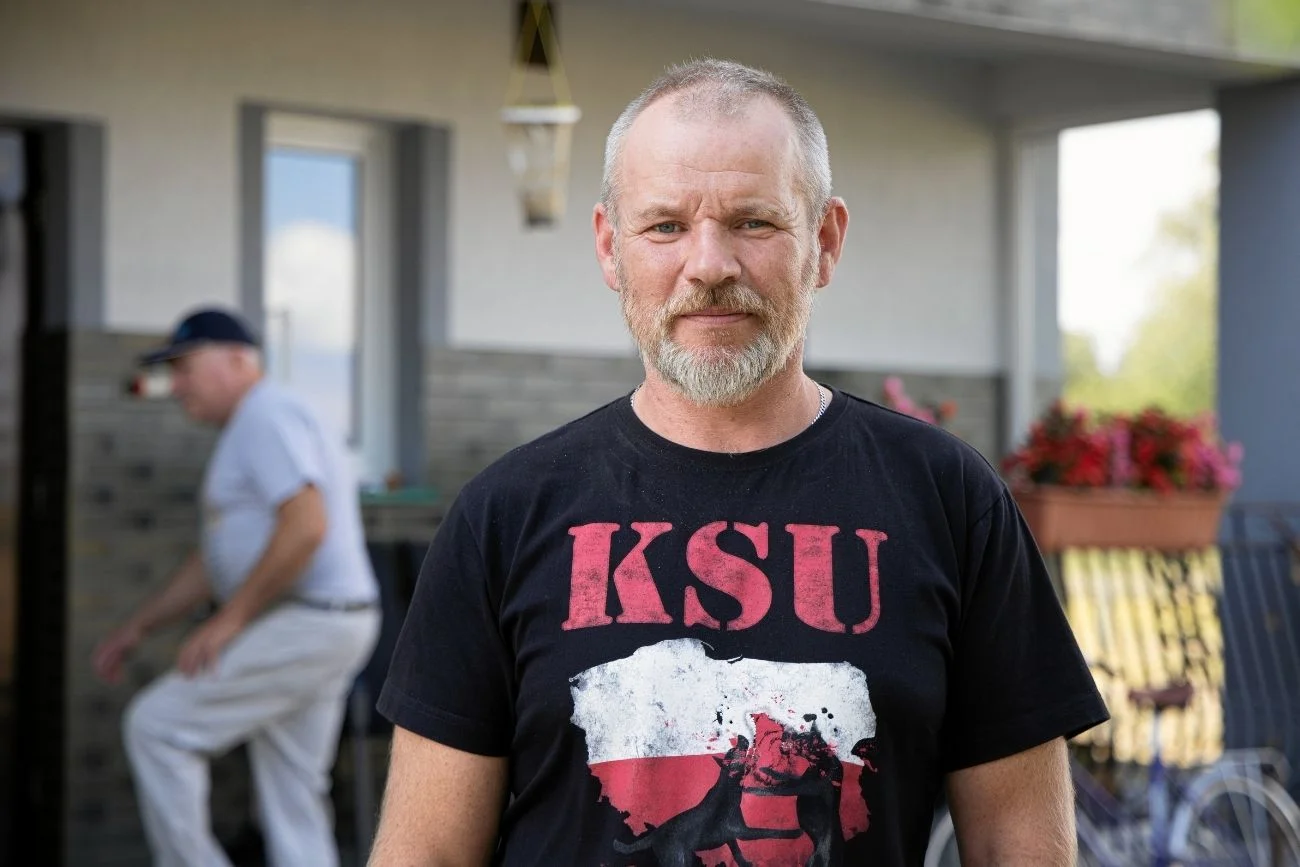 Krzysztof Trochimiak, to na jego pole spadł jeden z rosyjskich dronów.