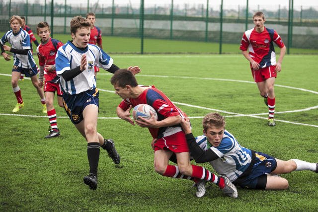 Mecz na jednym z Orlików w Krakowie