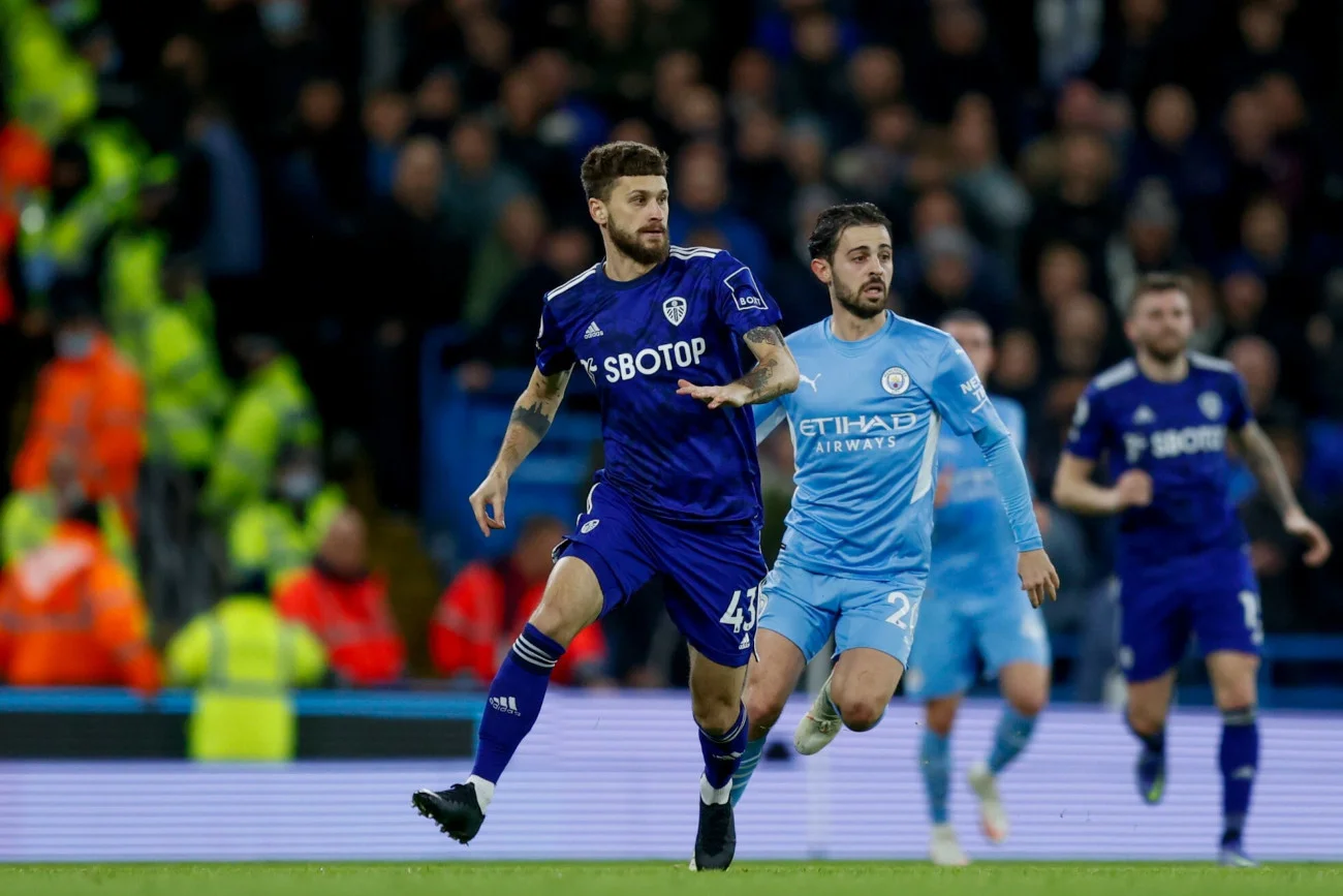 Mateusz Klich pojawił się na boisku we wtorkowy meczu z Manchesterem City w 38. minucie spotkania.