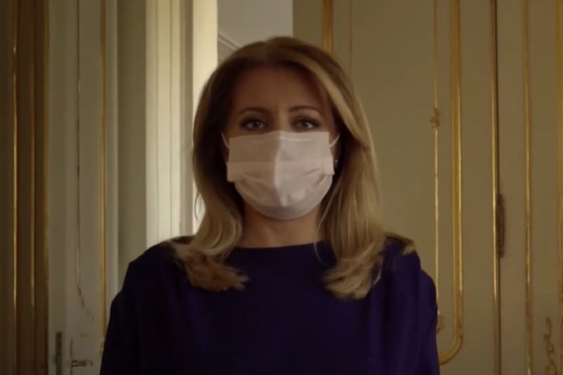 Zuzana Čaputová zaapelowała do Słowaków, by nosili maseczki i zachowywali dystans.