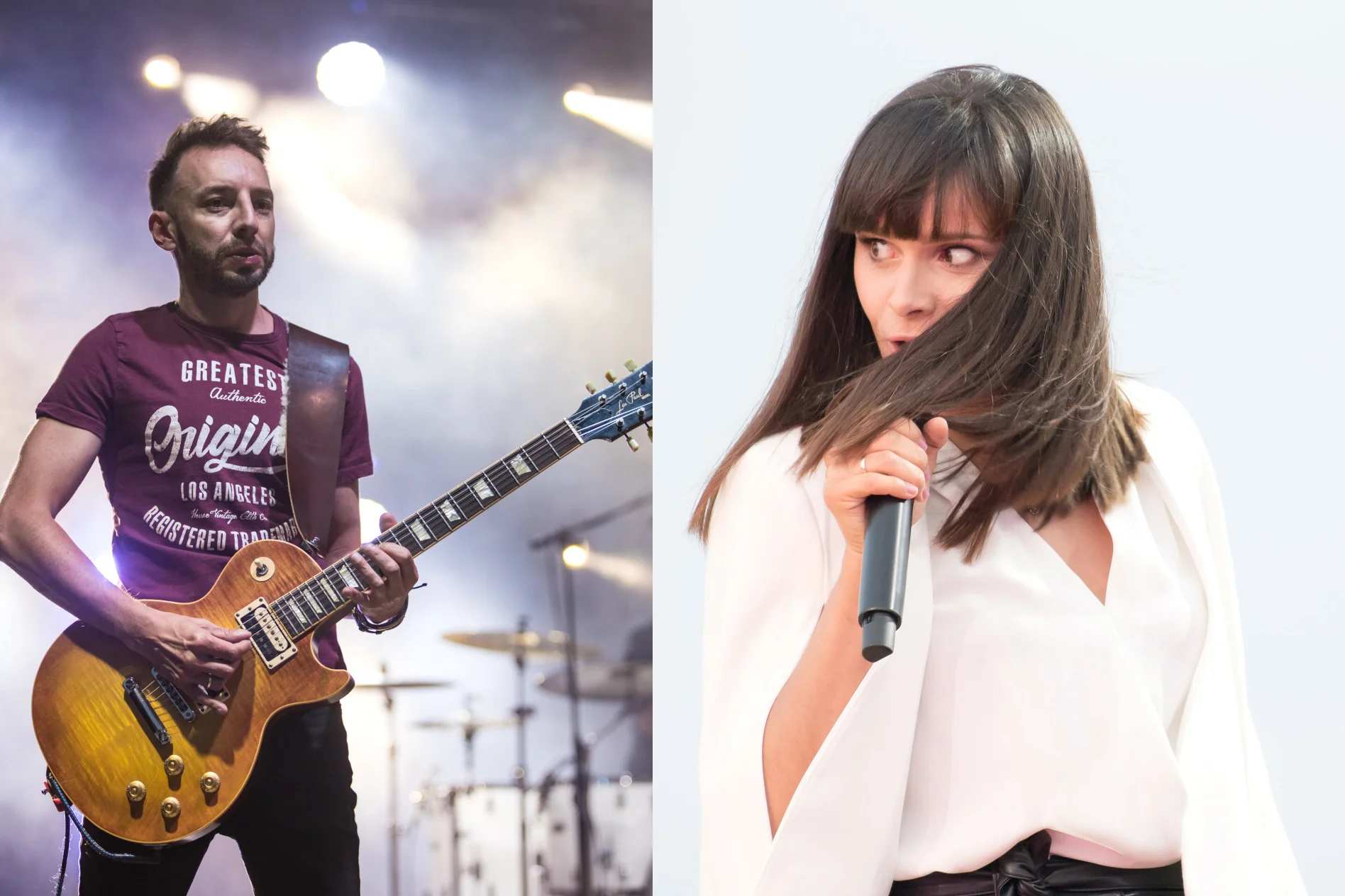 Adam Konkol i Sara Chmiel z zespołu Łzy