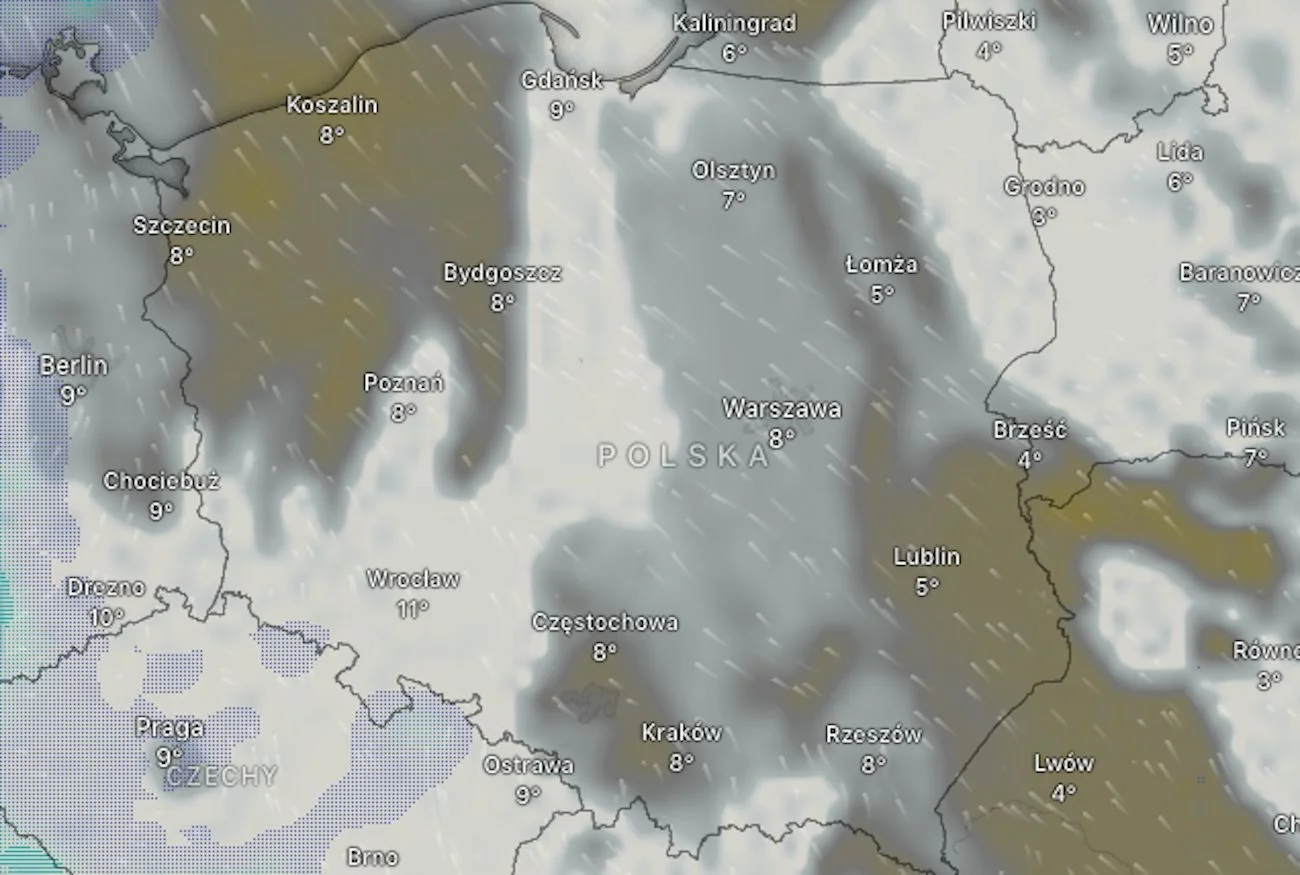 Załamanie pogody z piątku na sobotę.