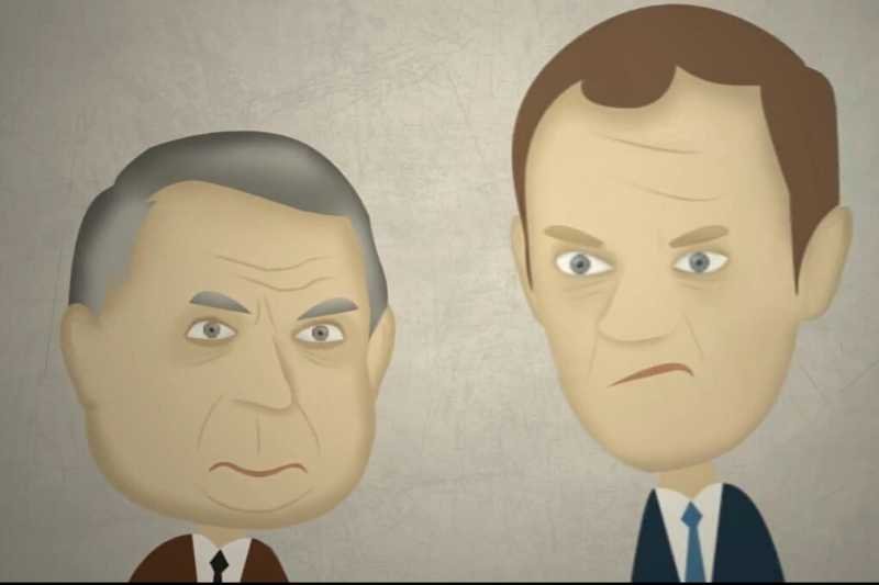 Rzecznik PSL Krzysztof Kosiński w najnowszym spocie atakuje nie tylko Jarosława Kaczyńskiego czy Leszka Millera, ale i Donalda Tuska.