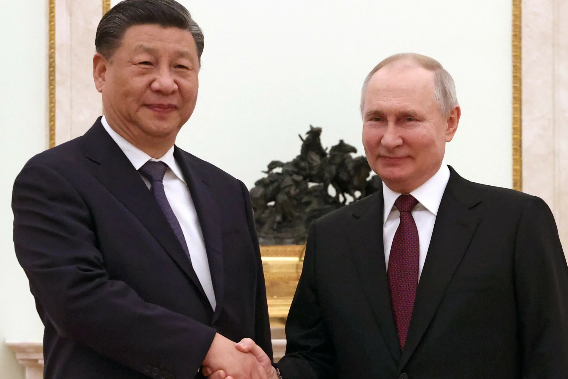 Przywódcy Rosji i Chin w Moskwie.