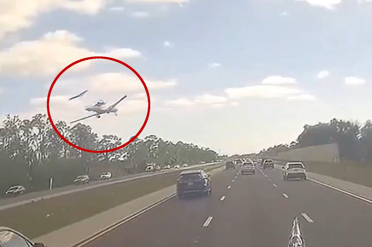 Film z katastrofy lotniczej na Florydzie.