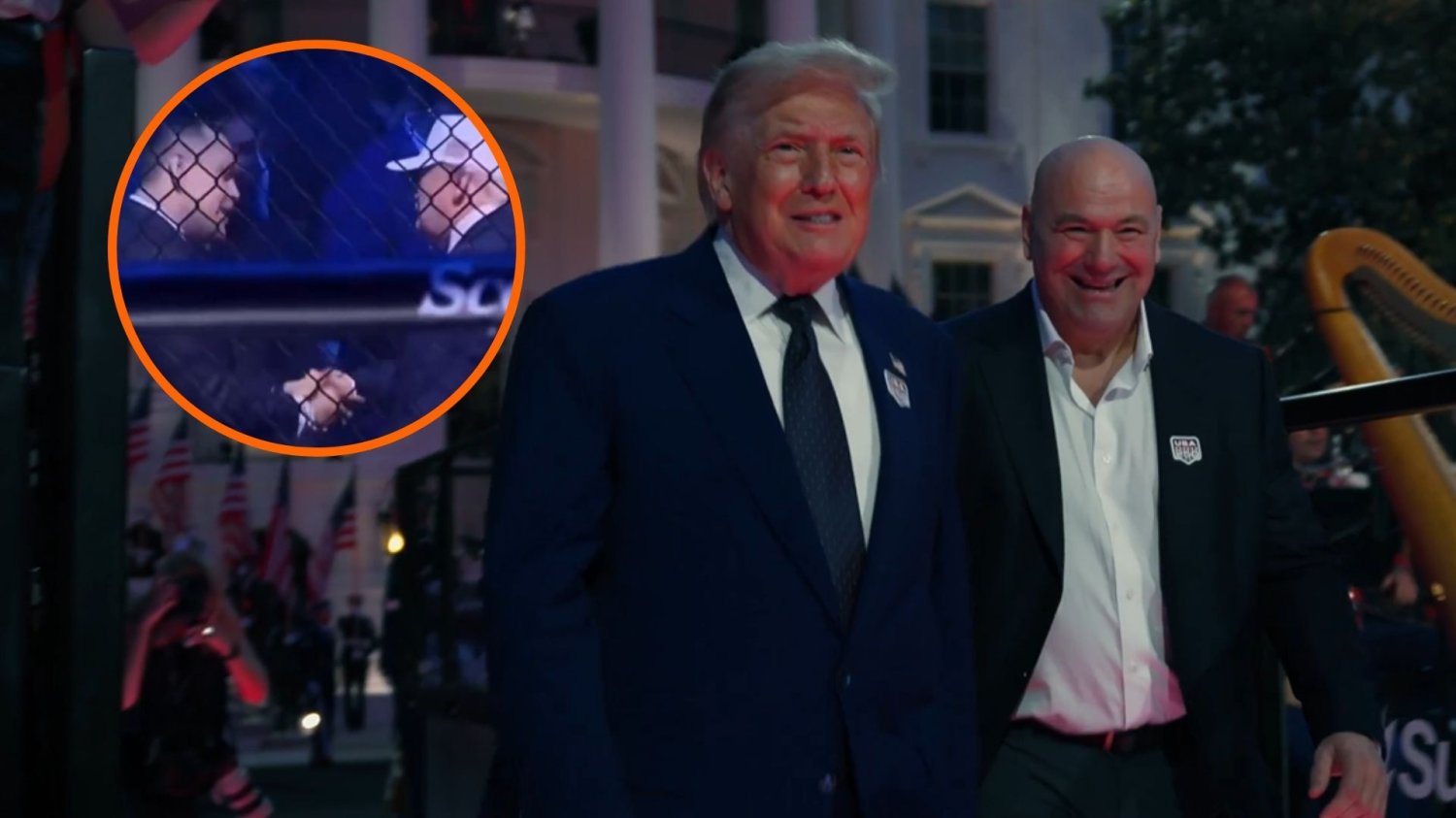 Nawrocki na urodzinach Trumpa. Kamery uchwyciły, jak rozmawiali przez... minutę Karol Nawrocki na urodzinach Donalda Trumpa. Jest nagranie