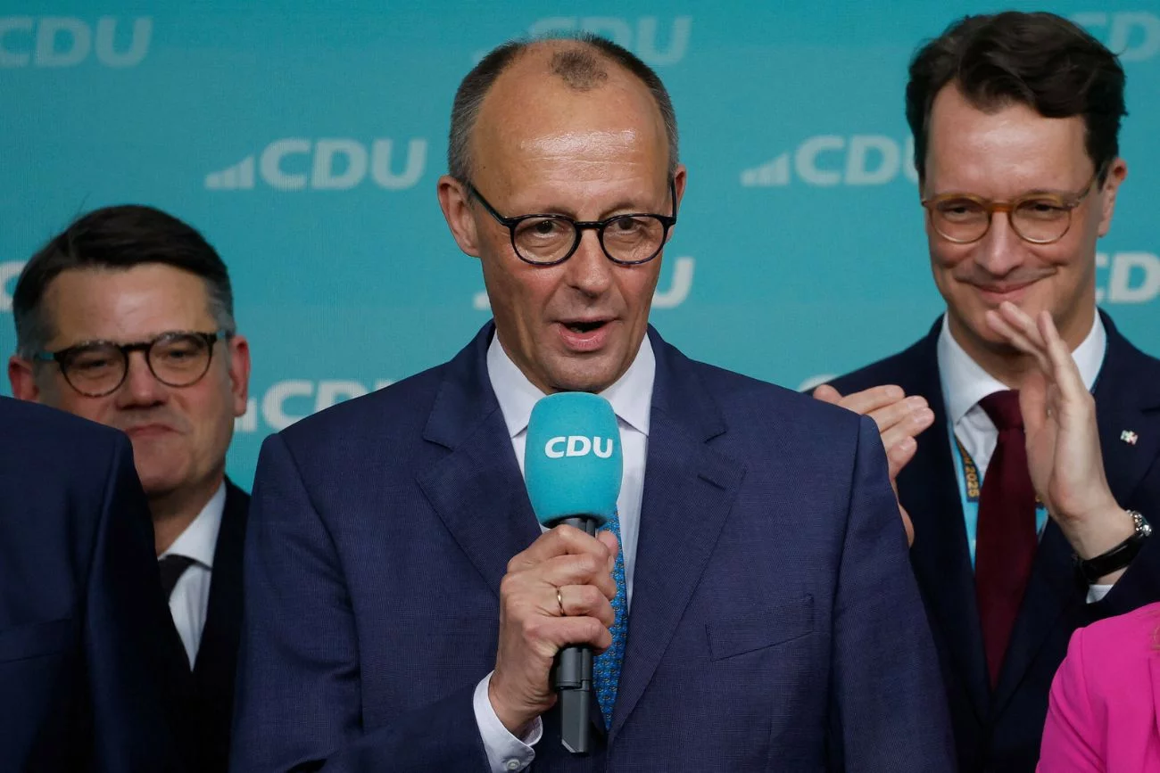 "Niemcy muszą wrócić do Europy". Friedrich Merz zabrał głos po wygranych wyborach. CDU/CSU wygrywa wybory do Bundestagu. Merz o powrocie Niemiec do Europy.