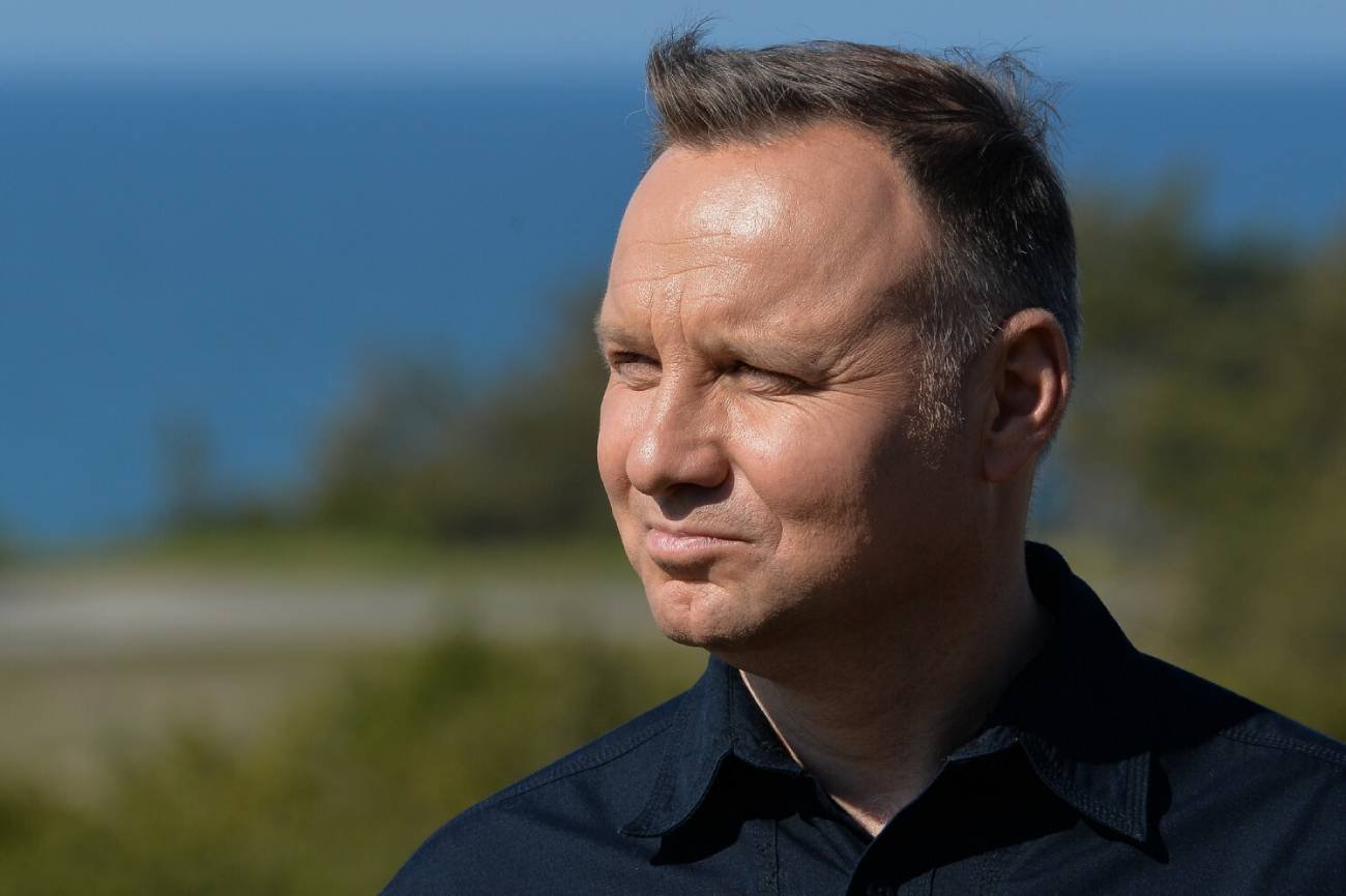 Andrzej Duda na skuterze wodnym w Juracie. Prezydent przyłapany