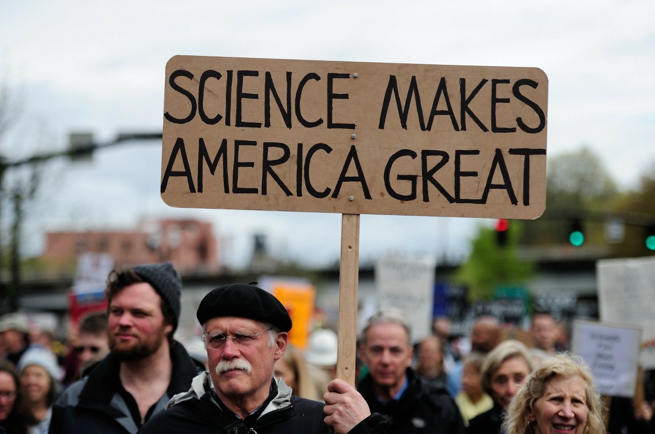 Trump kontra świat nauki. Już w 2017 roku odbywały się protesty przeciwko jego polityce wobec naukowców.