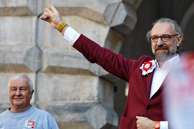 Krzysztof Łoziński i Mateusz Kijowski – pomysłodawca i lider Komitetu Obrony Demokracji.