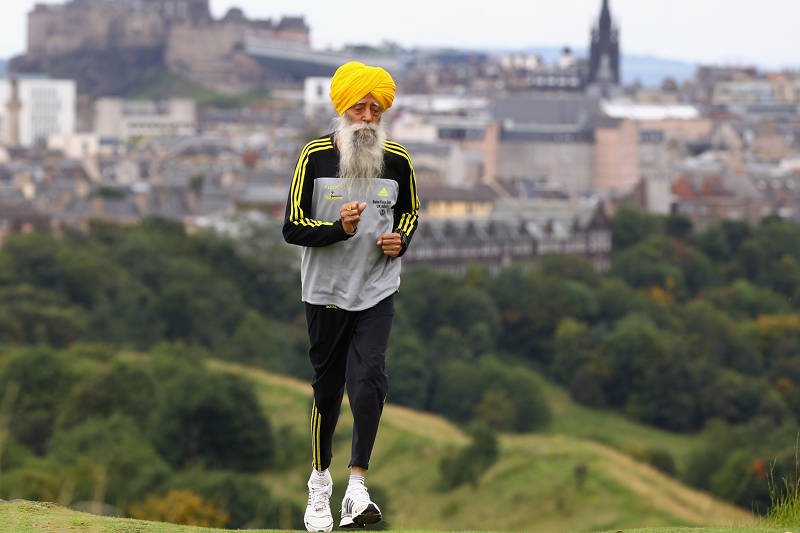 Tak wygląda Fauja Singh - najstarszy maratończyk świata