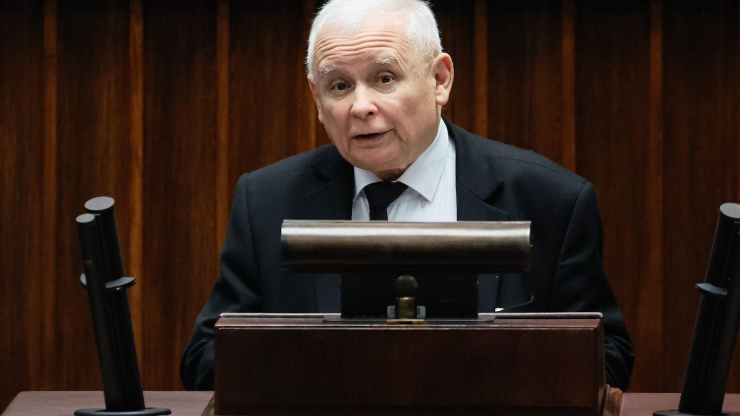 Jarosław Kaczyński w Sejmie.