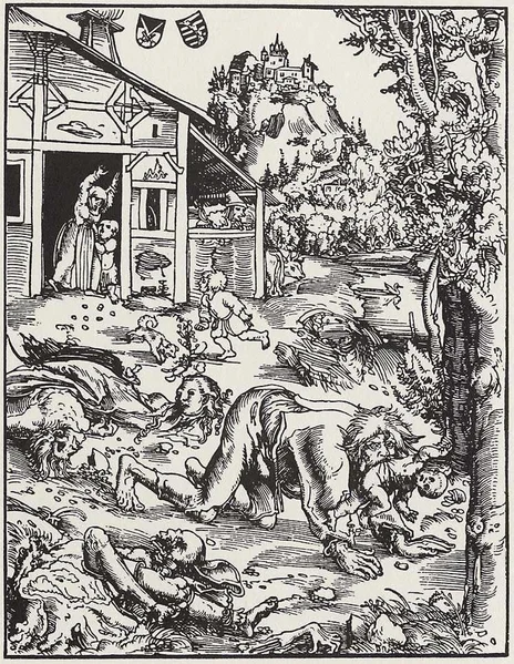 Lucas Cranach Starszy, Wilkołak (1512).