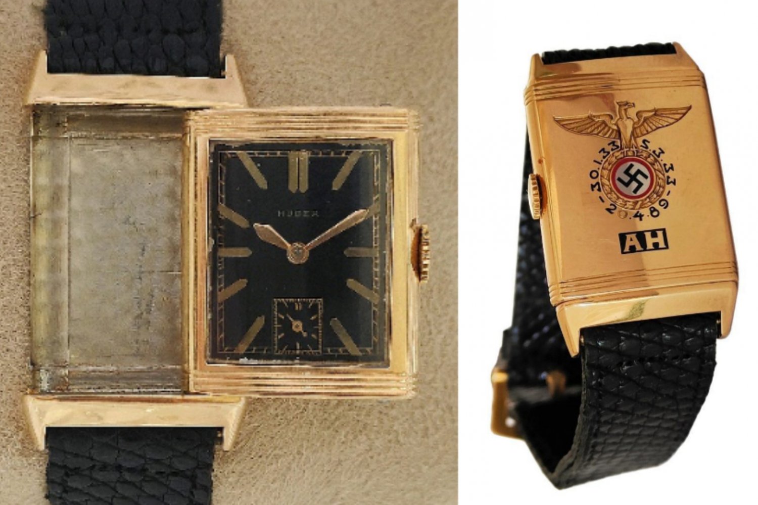 Zegarek, który miał należeć do Adolfa Hitlera.