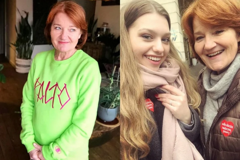 Serialowa wnuczka, po pracy na planie, dawała Winiarskiej lekcje obsługi Instagrama