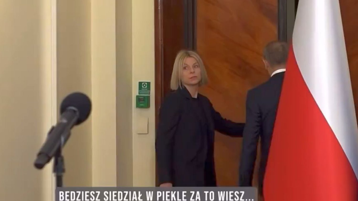 "Będziesz siedział w piekle". Niecodzienna reakcja na pytanie do Tuska