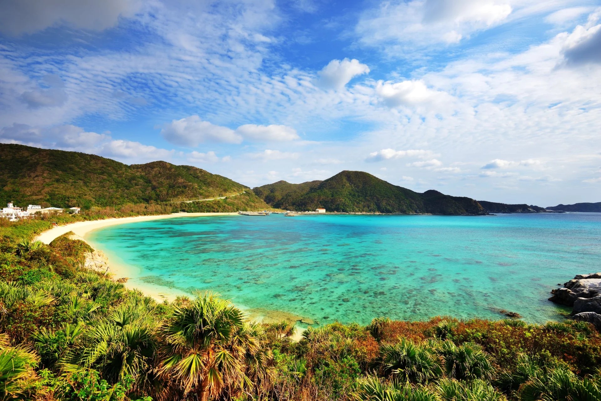 Plaża na Okinawie.