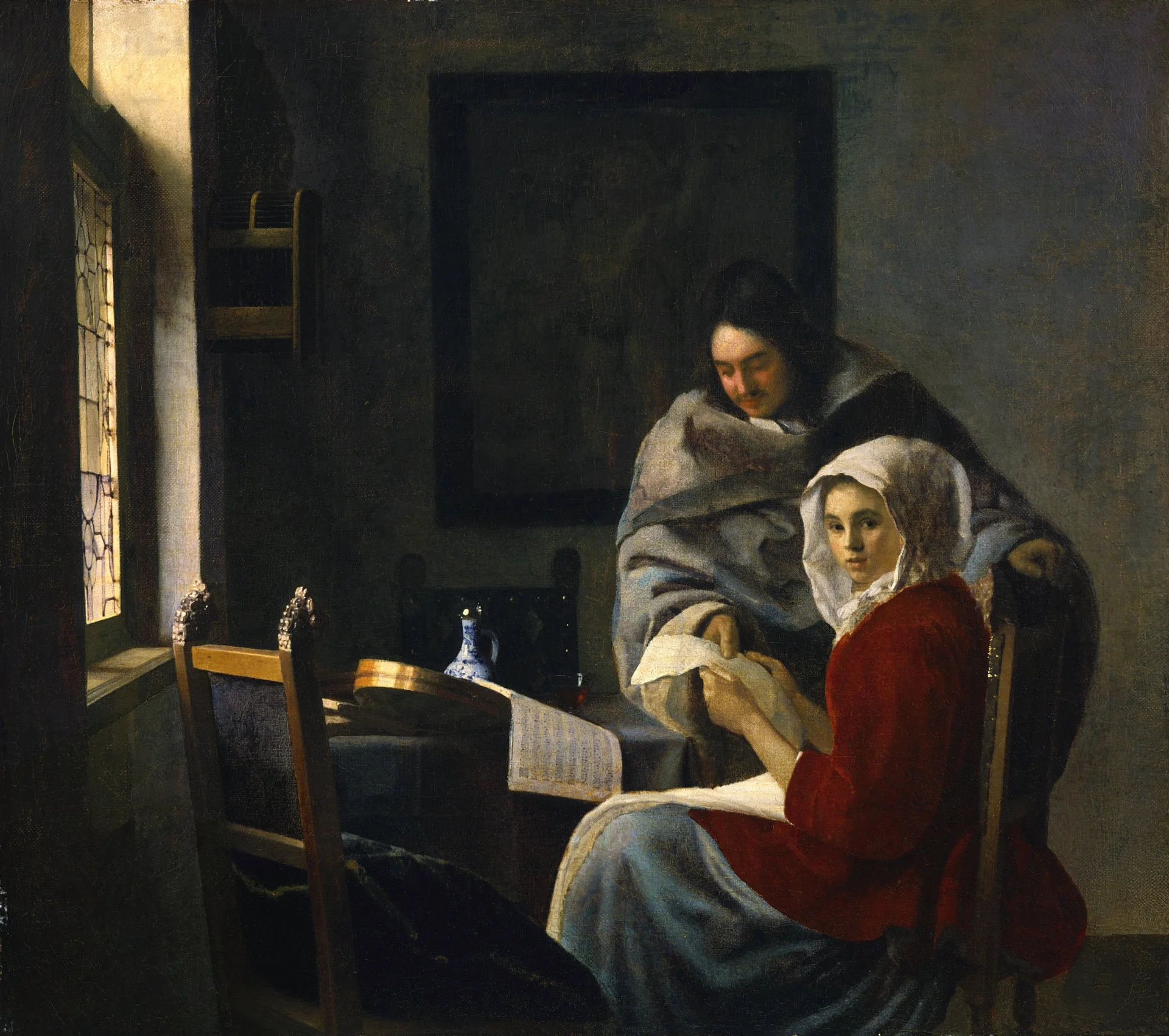 "Przerwana lekcja muzyki", 1660-1661