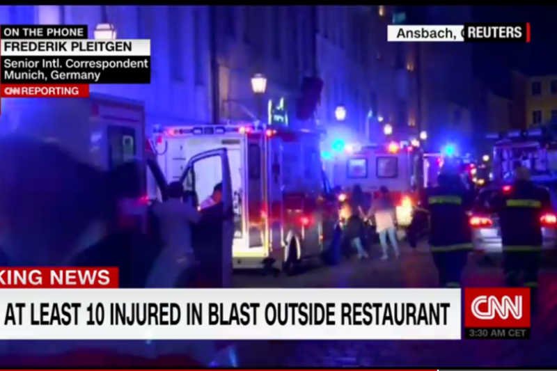 W Niemczech doszło do kolejnego zamachu. W mieście Ansbach w Bawarii wysadził się 27-letni Syryjczyk.