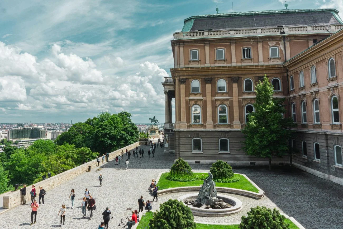 Turyści w Budapeszcie
