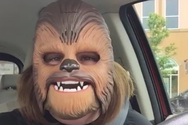 "Chewbacca Mom" w rocznym podsumowaniu Facebooka.