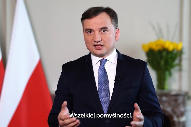Zbigniew Ziobro złożył życzenia na Wielkanoc.