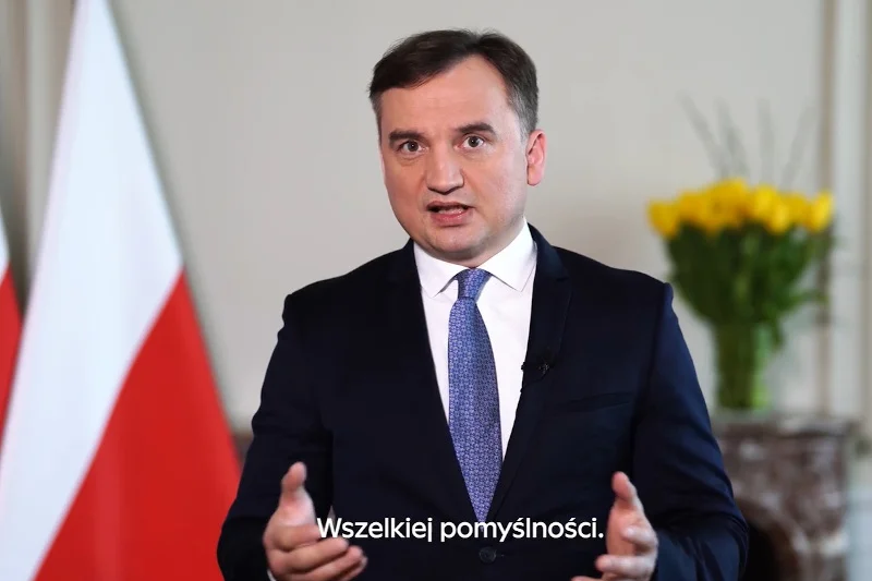 Zbigniew Ziobro złożył życzenia na Wielkanoc.